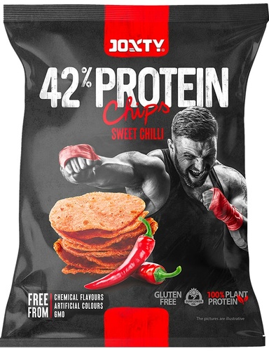 JOXTY proteinové smažené chipsy 42% Sladké chilli 50g